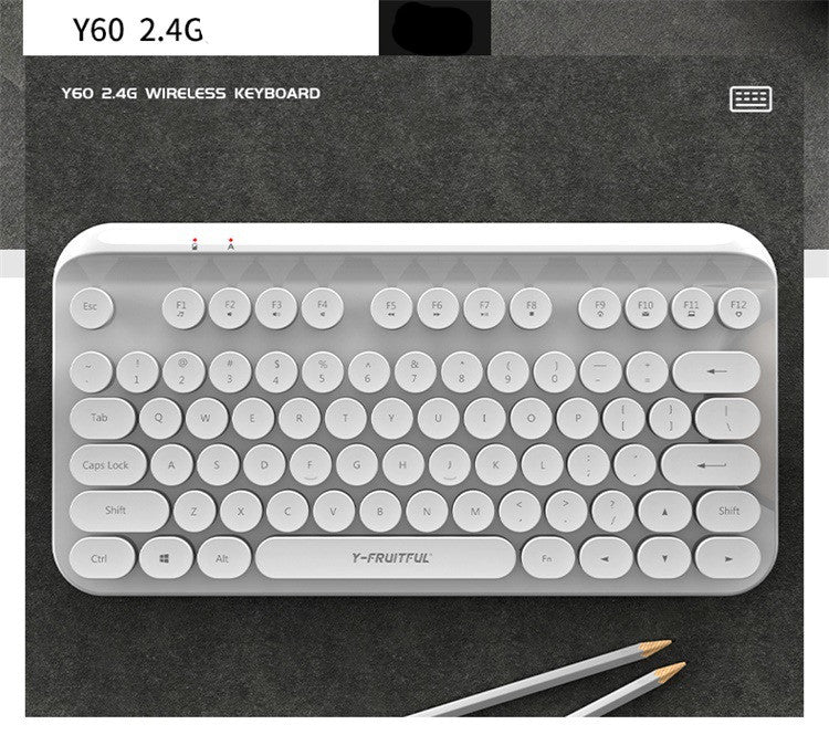 Transform Your Typing Experience with the Mini 2.4G Punk Wireless Keyboard